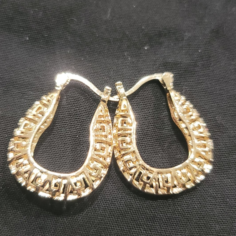 Deco basket earrings